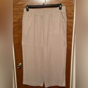 Old Navy Beige Wide leg Linen Pants